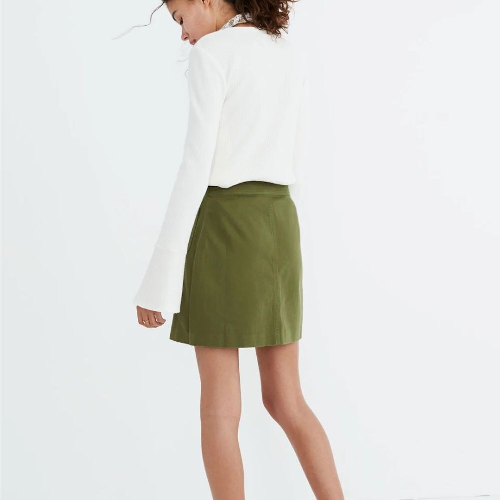 Madewell Station Mini Skirt Size 0 - Picture 2 of 7